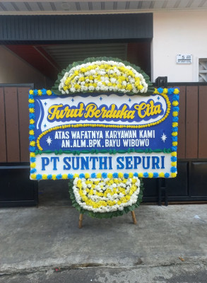 Papan Bunga Duka di Talang