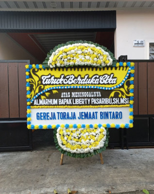 Papan Bunga Duka di Talang